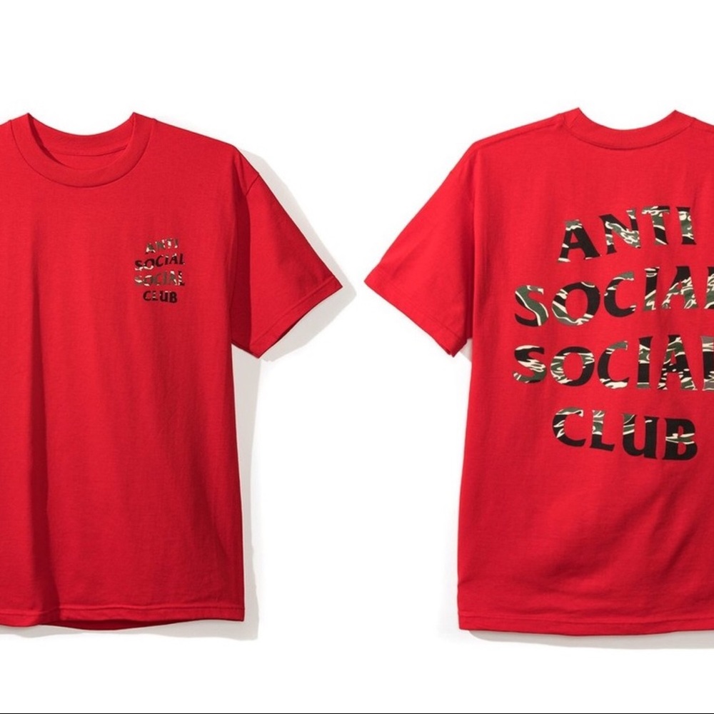 Anti Social Social Club SS Mirage Red T-shirt